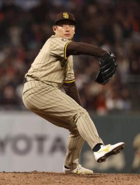 パドレス松井裕樹が今季初勝利 同点の9回に登板、3者凡退 チームは延長10回に勝ち越す