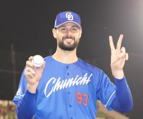 【中日】２勝目カイル・マラー「よっしゃードラゴンズ！」チームは今季２度目の４連勝／一問一答