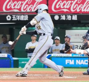【阪神】坂本誠志郎が１人気を吐く二塁打２本　森下翔太の均衡破る先制打につなげる