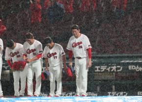 【広島】新井監督、離脱となった中村奨成に「まずはしっかり治して、また待ってるぞ」／一問一答