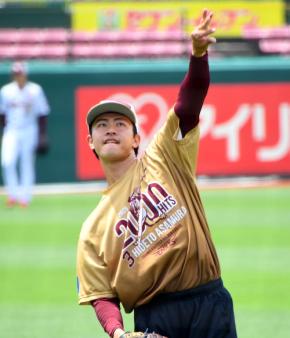 【楽天】前回２カ月半ぶり勝利の古謝樹「勝ちにつながるいい投球ができれば」19日ハム戦に先発