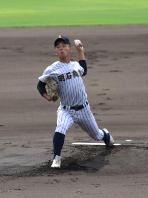 【高校野球】明石商左腕、石原大暉ノーヒットノーラン　15Ｋで9回2死からの２四球のみ／兵庫