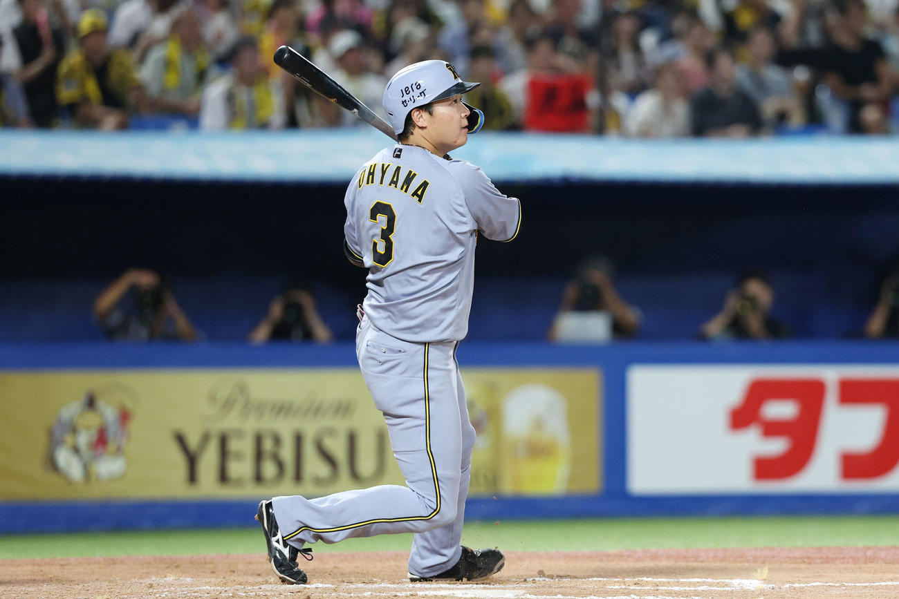 【阪神】大山悠輔の大きい適時打「何点でも必要。１点取れて大きい」打点はリーグ３位タイ