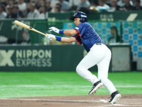 【ドリームマッチ】松田宣浩、自らリクエスト要求も判定は…三塁へ気迫のヘッドスライディング