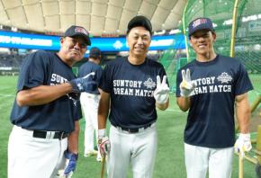 【ドリームマッチ】初出場の松井稼頭央が初安打　五十嵐亮太との元メジャーリーガー対決制す