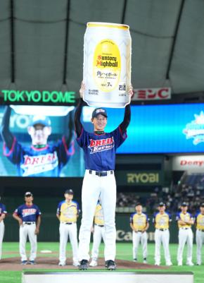 【ドリームマッチ】能見篤史がスーパープレー賞、中島宏之に同点被弾も現役時代と変わらぬ快速球