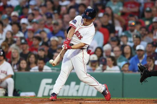 2煌AW 吉田正尚 吉田正尚、13試合ぶり2号は勝ち越し弾 4番復帰で175キロ弾丸