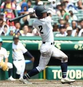 【甲子園】宜野座村出身、虎党の沖縄尚学・宜野座恵夢「甲子園でプレー」夢かなえ、全3打点躍動