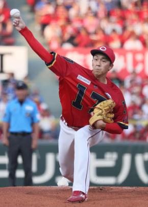 【広島】常広羽也斗、今季初登板6回途中3失点で初勝利「今年は大洲寮に」1軍での活躍誓う