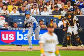大谷翔平、第2打席は打球速度168キロの右直 首位攻防第2ラウンドで3試合ぶり本塁打出るか