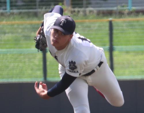 大阪桐蔭が準々決勝進出 1年生長身左腕・川本晴大が6