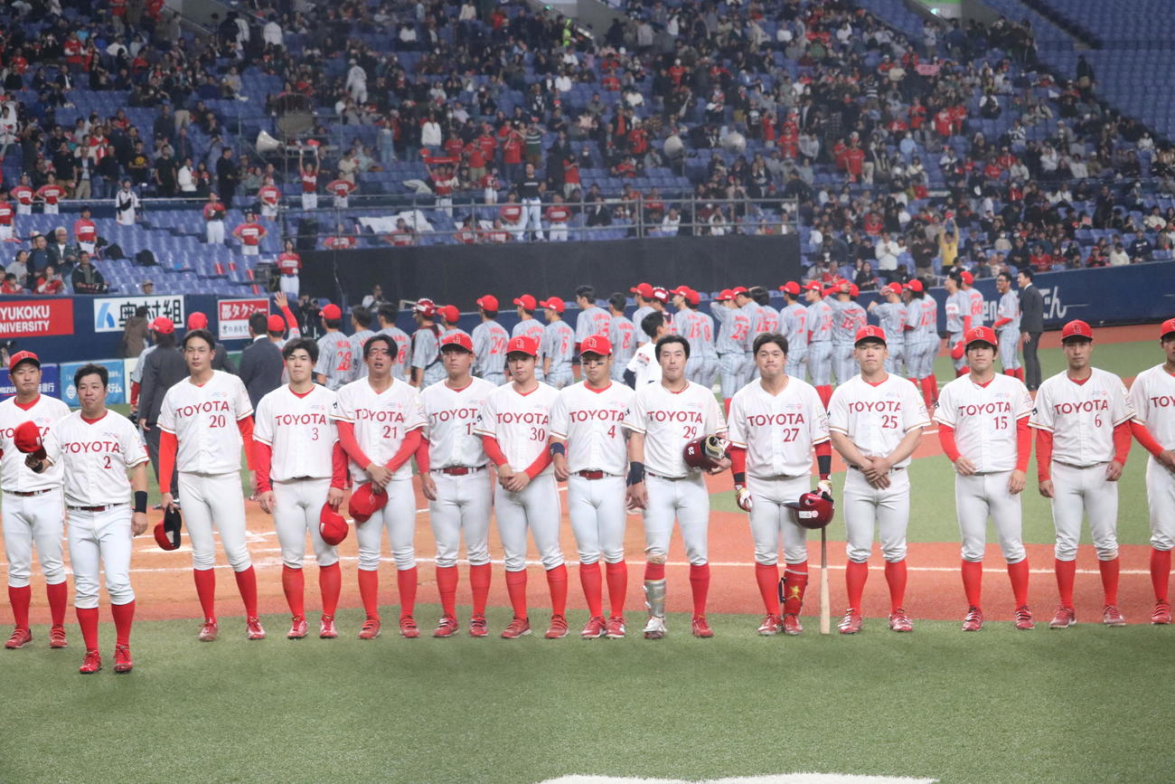 【日本選手権】トヨタ自動車が連覇ならず　完全試合投手に苦戦「いい球で想像を超えてきた」監督