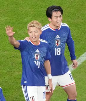 【日本代表】堂安律「得意なコース」ニアサイド打ち抜き代表１年５カ月ぶり弾　本番へ「集大成」