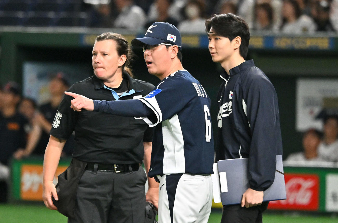 【侍ジャパン】韓国監督「高いゾーンがストライクに入っていなかったのでは」ABSとの違いに戸惑い？