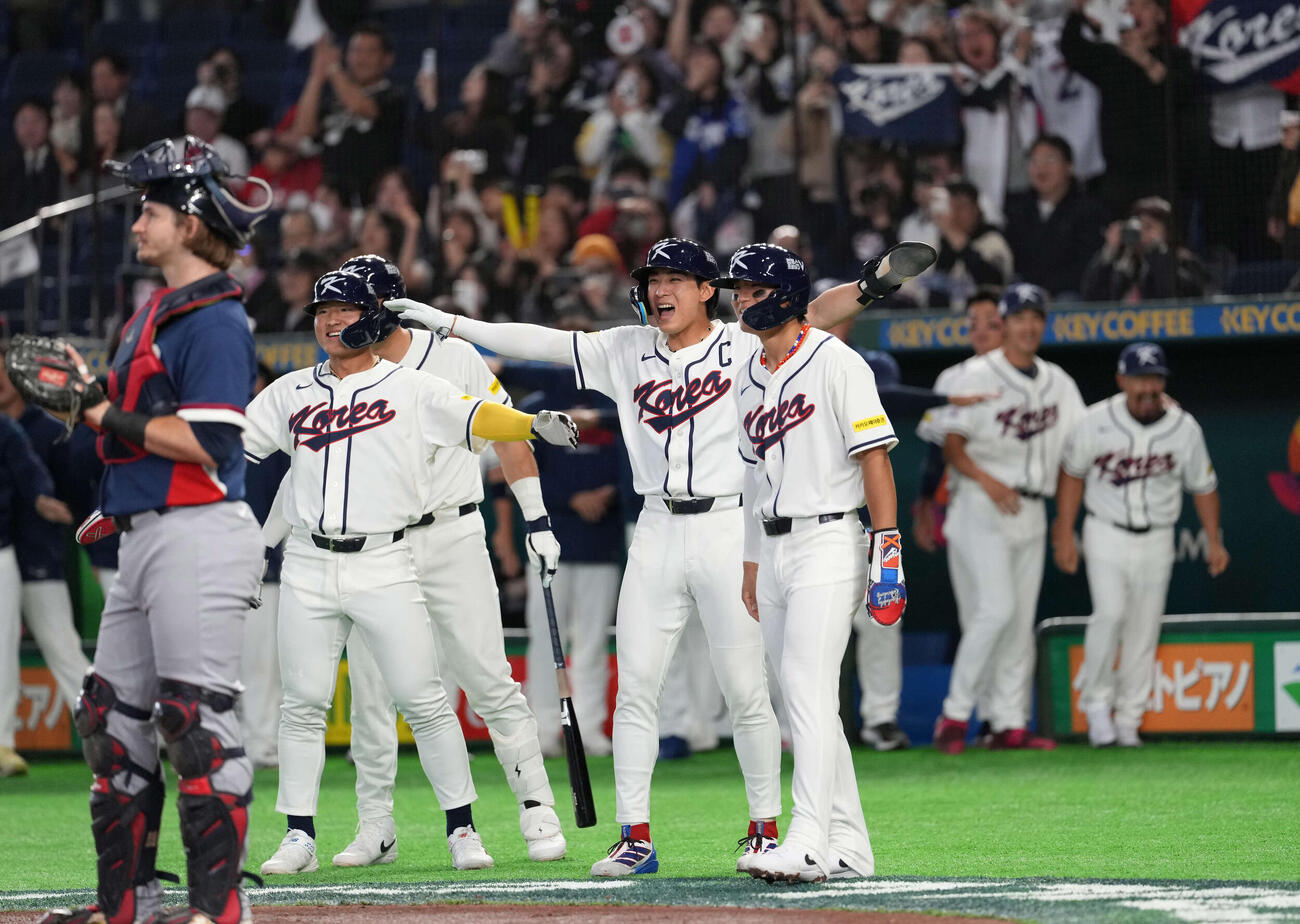 【WBC】韓国が大勝発進! 文保景が1回に満塁本塁打