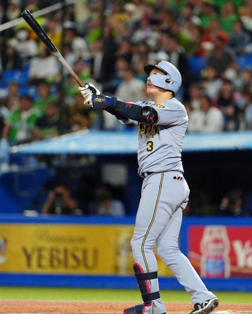 阪神】大山悠輔ただいま弾 8回に打った瞬間確信の左本塁打で