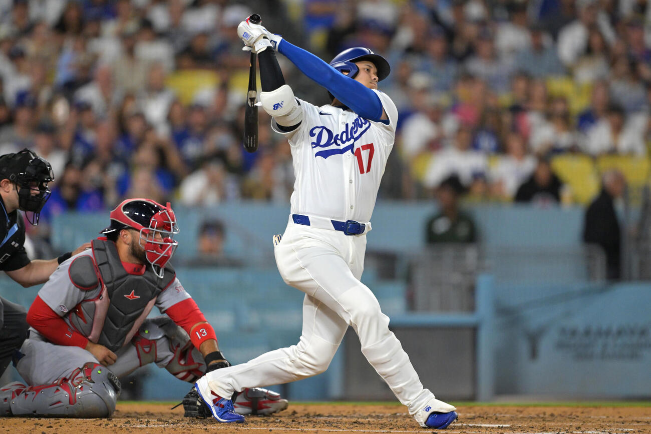 大谷翔平、7点追う5回にチャンス広げる中前打 ABSチャレンジも成功で反撃への希望つなぐ
