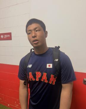 【U18】高校日本代表・末吉良丞、初戦の香港戦先発へ「ゼロでつなぐということをしっかり…」