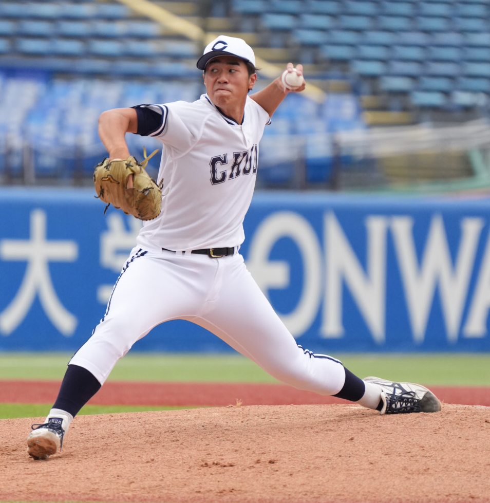 【大学野球】中大の下重賢慎がロングリリーフで大学初勝利「チーム全員の勝利」