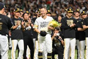 【ソフトバンク】最後までらしかった中村晃「言うだけはただなんで」夢はホークスで監督