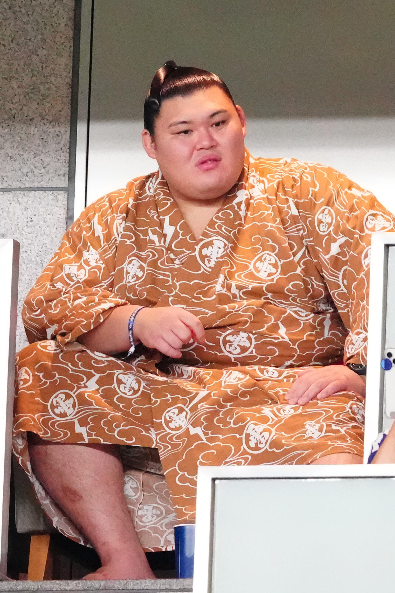 秋場所Ｖから５日…大の里がサッカー代表戦を現地観戦“応援しているチーム”にはJ1強豪を回答