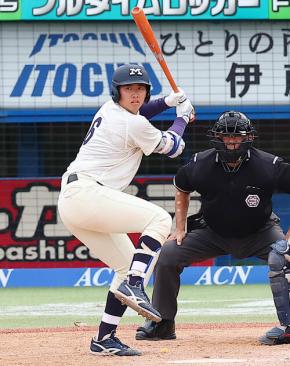 【ドラフト】明大・光弘帆高、お手本は楽天・宗山塁先輩「誰よりも宗山さんの守備を見てきた」