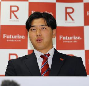 【ソフトバンク】ドラ２立命大・有馬伽久「もちろん、目指したい」先発争い参戦　指名あいさつ