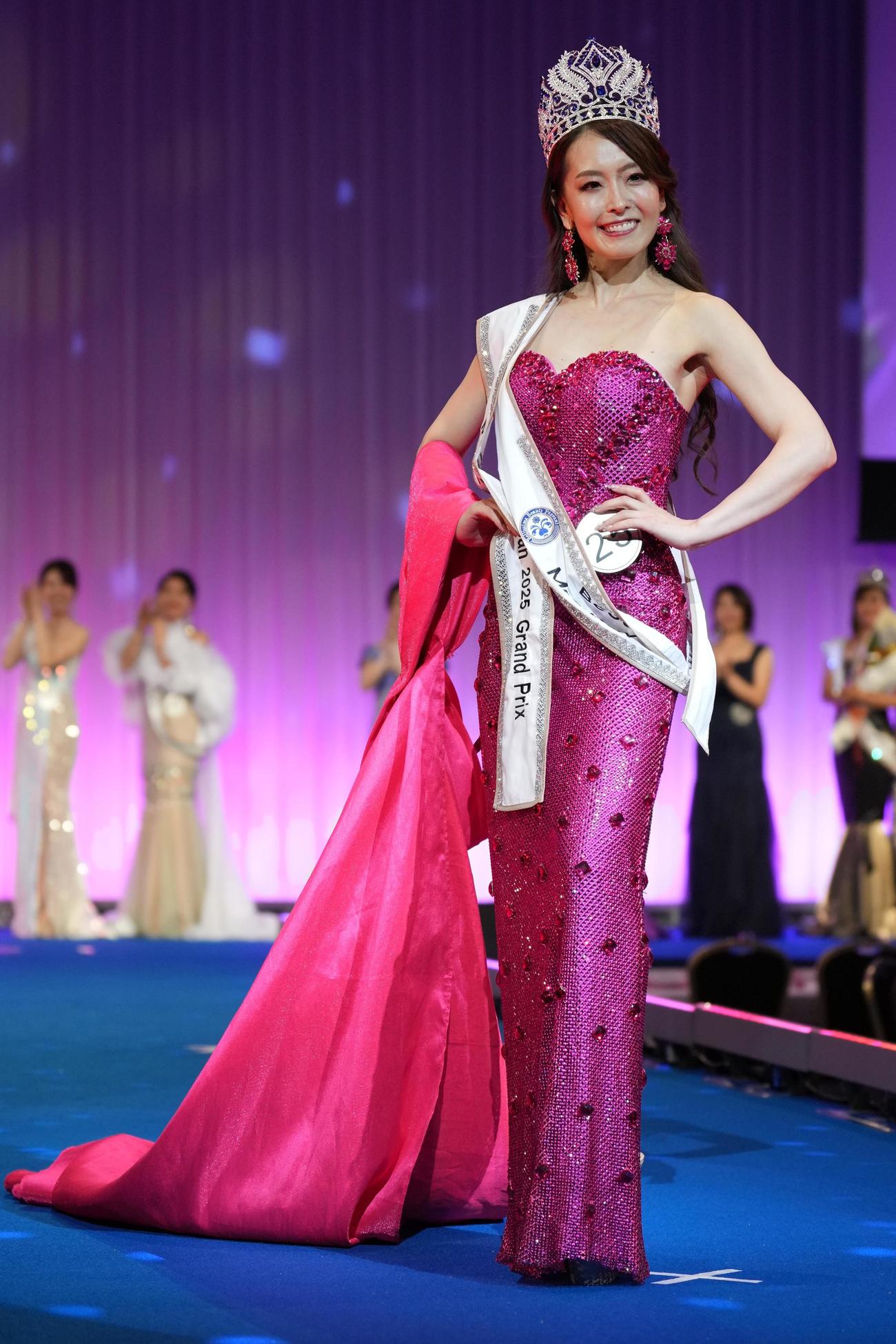 42歳統場久越さん優勝「女性のリーダーとして」／ミセスユニバースジャパン2025日本大会