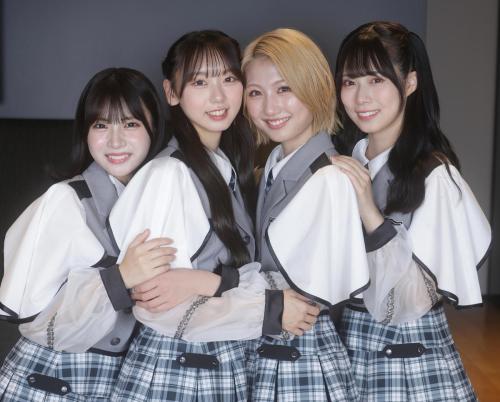 結成15周年を迎えたNMB48塩月希依音、泉綾乃、芳賀礼、