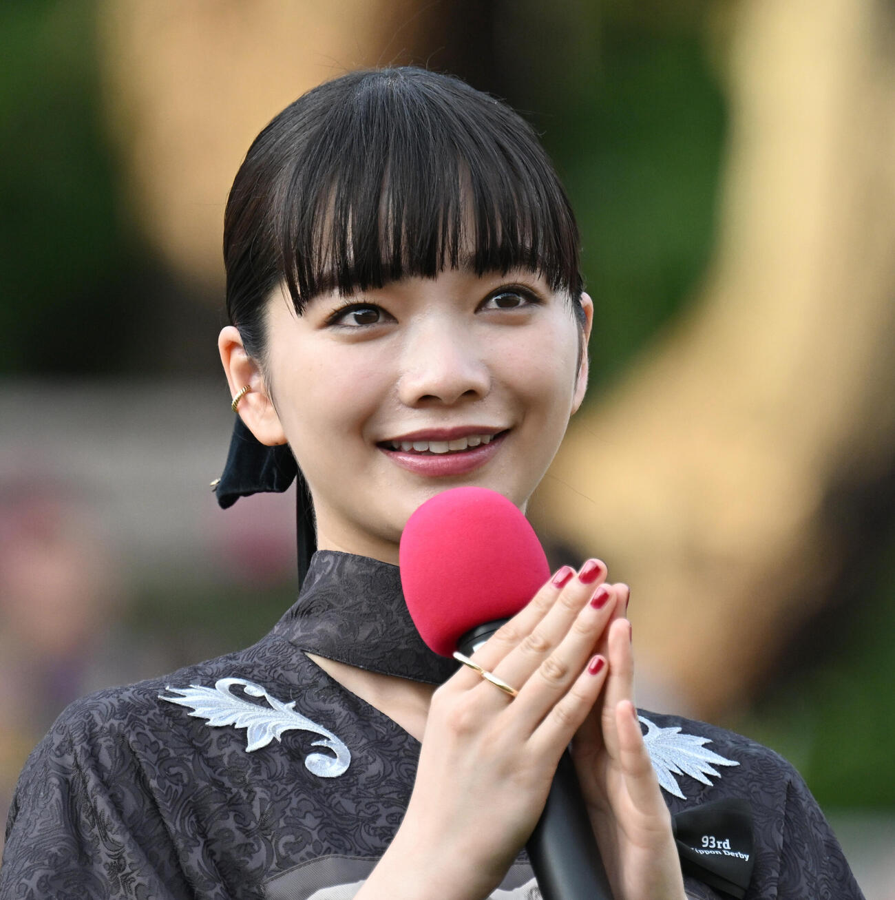 見上愛「風、薫る」水野美紀とツーショット「母上、お母さま…大好きでした！」