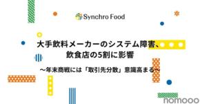 アサヒグループのランサムウェア被害による飲食店への影響 シンクロ・フードが経営者300人へ調査