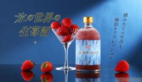 【もぎたてイチゴを生のままお届け！】クランド「氷の世界の生苺酒」が販売開始