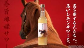 【飲んで馬を救う!人参焼酎ベースの「馬旨檸檬サワー」が登場】売上の一部を引退馬支援に寄付