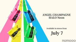 【専用Trunk(トランク)はエナメル素材!】ラグジュアリーシャンパーニュ「ANGEL CHAMPAGNE HALO Neon」販売