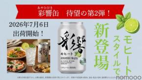 【新感覚『清涼・芋焼酎』彩響がモヒートに！】薩󠄀摩酒造「彩響モヒート」が新登場