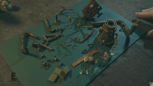 塗装したパーツ（エンチャント工房さん提供）