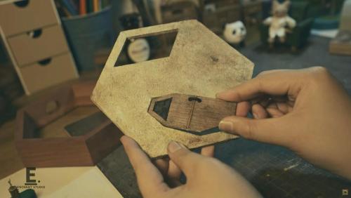 塗り壁のような質感に（エンチャント工房さん提供）