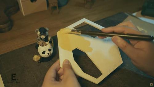 椅子や机の部材（エンチャント工房さん提供）