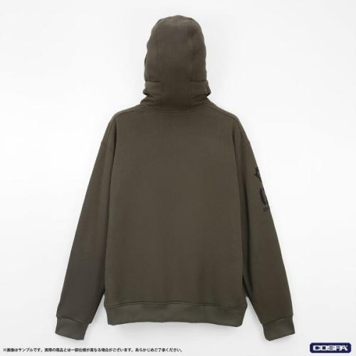 ザクIIフードパーカー背面