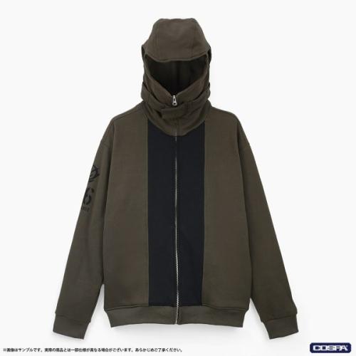 ザクIIフードパーカー前面