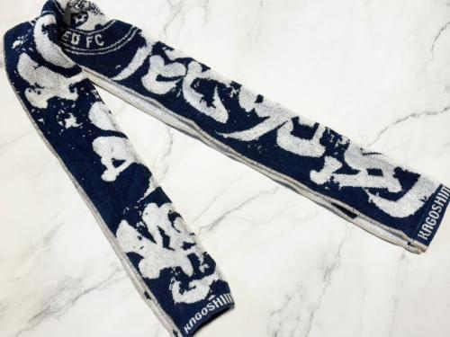 タオルの長辺を半分に折る
