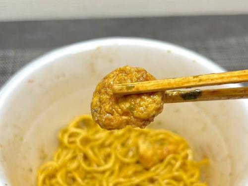 たこ焼き風具材は少ししぼんだ