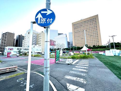 教習所の場内コースがそのまま残っている