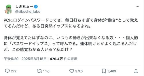 しぶちょーさんの投稿