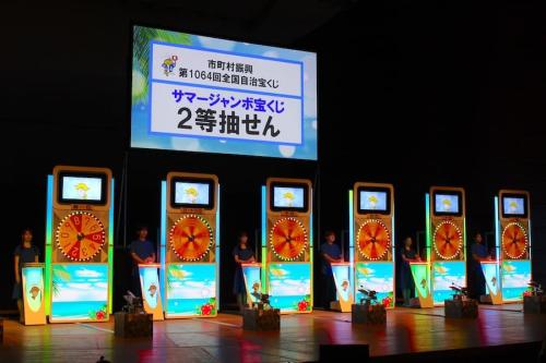 「サマージャンボ宝くじ」2等抽せん中