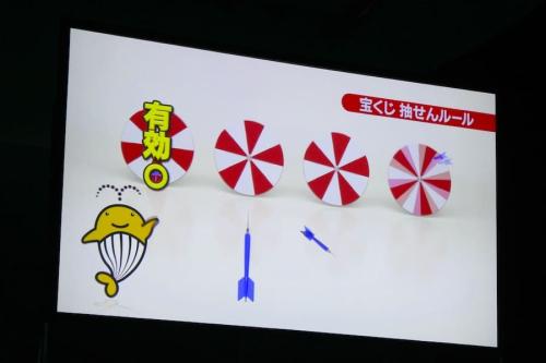 刺さらなかった場合は再抽選