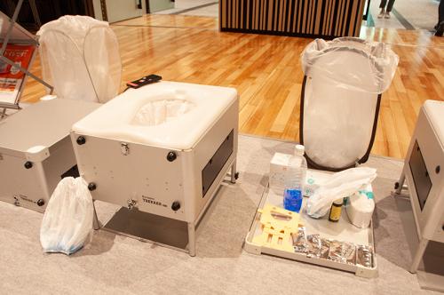 レスキューストックヤードが提供する簡易トイレ