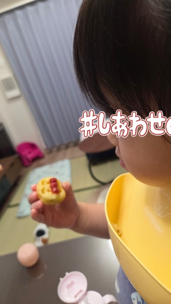 アンパンマンポテトを見た娘さんの反応は一変