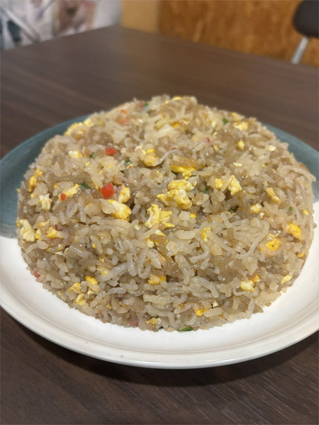 たこばさんの「糸こんにゃく炒飯」