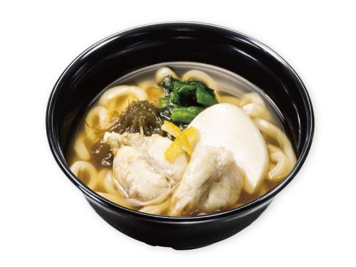 「国産天然ふぐ出汁うどん」（550円）